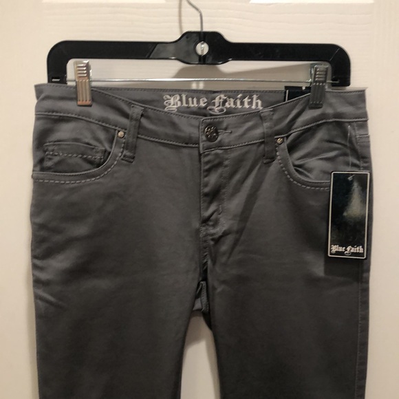 Womens gray stretch pant - Picture 2 of 5